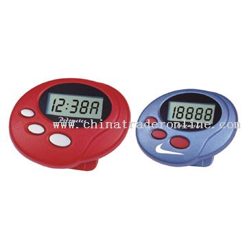 Pedometer with Clock from China