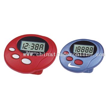 Pedometer with Clock