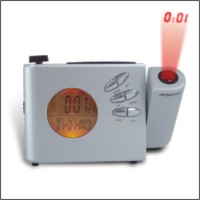Radio clock with projection function from China