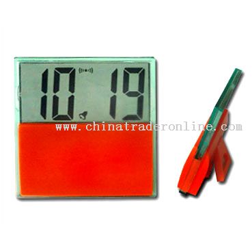 Transparent LCD Melody Clock