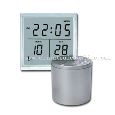 Transparent LCD Melody Clock from China