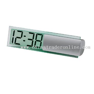 Transparent LCD Screen Clock