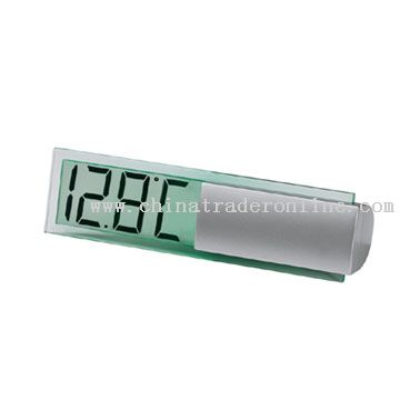 Transparent LCD Screen General Thermometer Display Clock