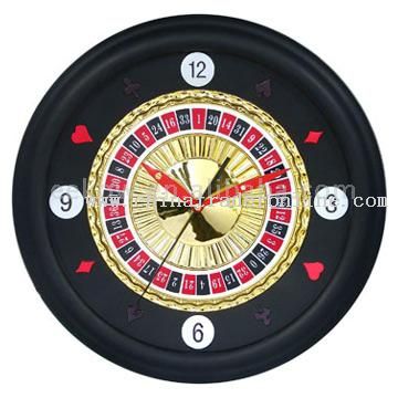 Roulette Clock from China
