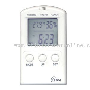 Hygro-thermometer With Clock from China