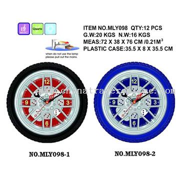 Tire Shape Clocks from China