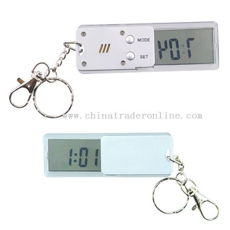 Clock keychain from China