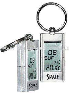 Thermo Keychain Clock