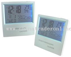 weather station clock from China