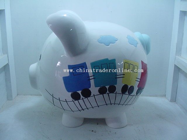 Jumbo Train Piggy Bank