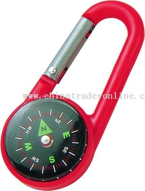 Compass Plastic Carabiner from China