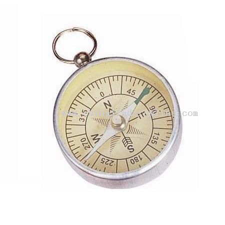 Aluminum Compass Keychain