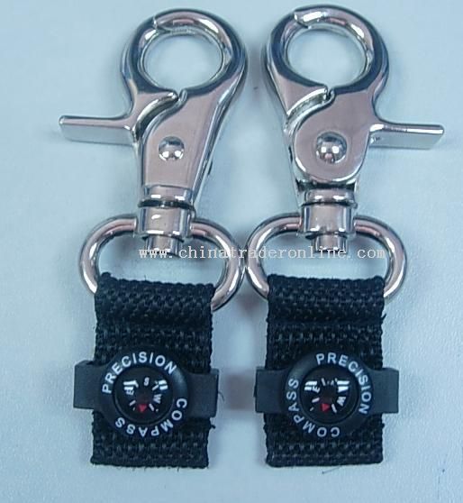 Compass keychain