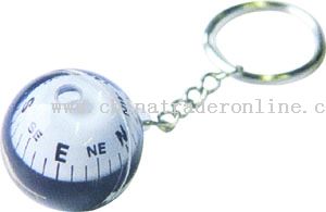 Metal Compass Key chain from China