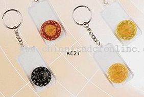 W/ROTATING COMPASS Keychain from China