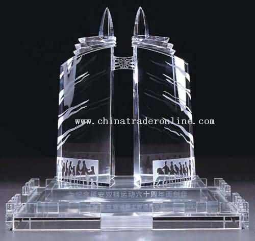 CRYSTAL MODEL OF BUILDING from China