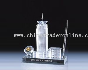 CRYSTAL MODEL OF BUILDING