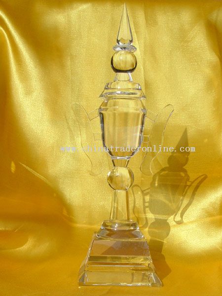 Crystal Trophy from China