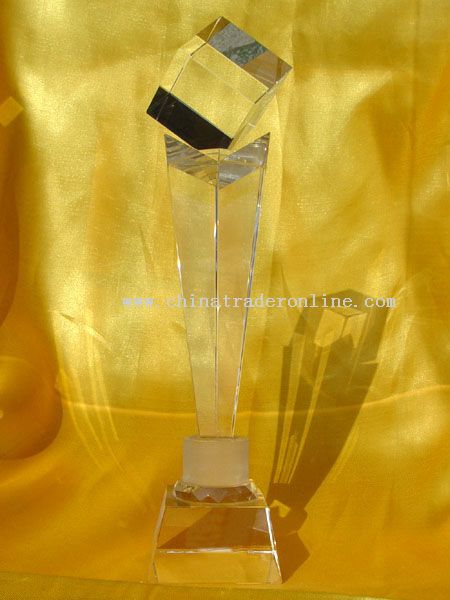 Crystal Trophy from China