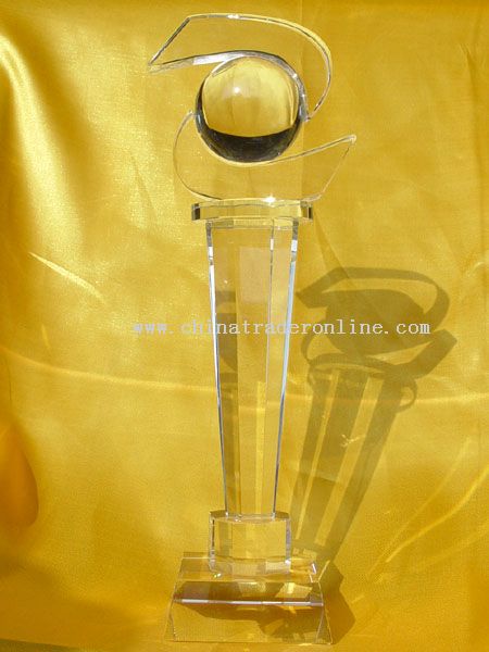 Crystal Trophy from China