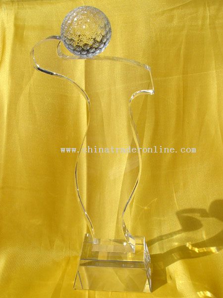 Crystal Trophy from China