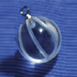 CRYSTAL BALL KEYCHAIN from China