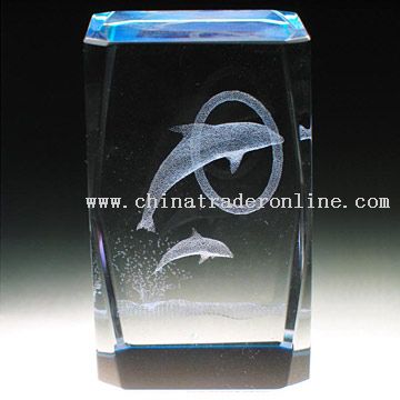 Crystal Dolphin from China