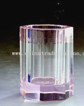 CRYSTAL PENCIL VASE