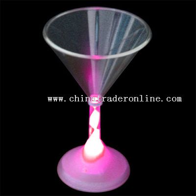 Flashing Martini cup from China