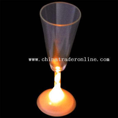 Flashing champagne cup from China