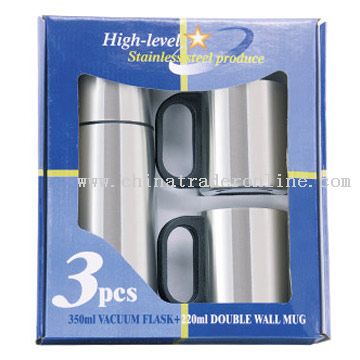 Vacuum Flask and Mugs from China