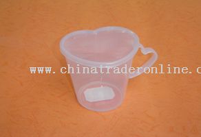 heart shape microwave milk cup from China