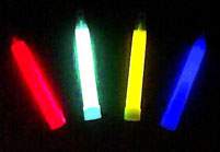 4 inch glow stick taper shape