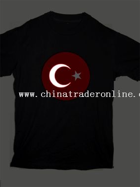 el flashing t-shirt from China