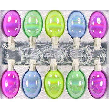 10L Glass Easter Egg Light Set from China