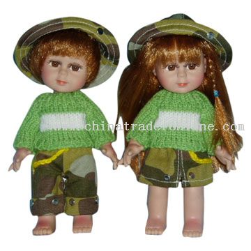 12inch Boy and Girl Vinyl Dolls