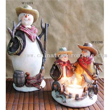 Cowboy Snowman