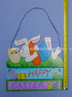 Easter Wood Wall Plaque