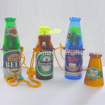 Bottle-Shaped Mini Fans