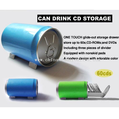 Can Drink CD/VCD/DVD Storage