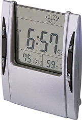 LCD clock with temperature&humidity display