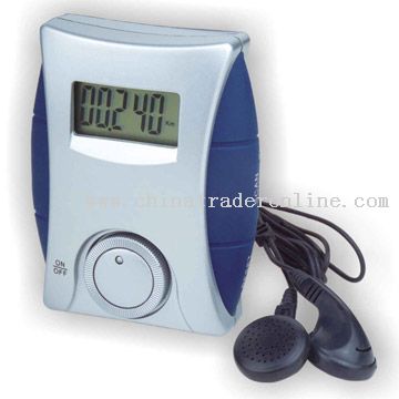 Pedometer with FM Radio