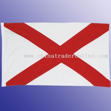 200D Nylon Flag With Canvas Header And 2 Brass Grommets
