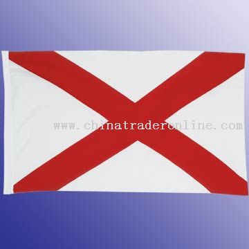 200D Nylon Flag With Canvas Header And 2 Brass Grommets from China