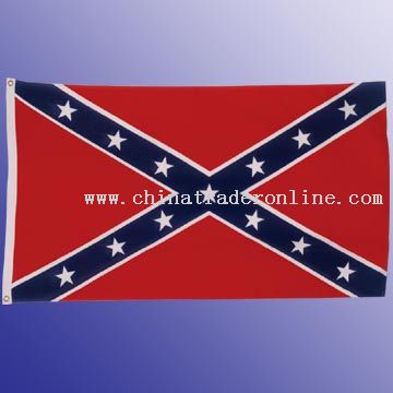 300D Polyester Flag With Canvas Header And 2 Brass Grommets, 3 x 5
