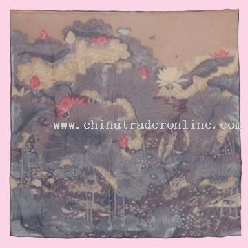 High quality 100% silk scraf from China