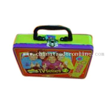 Tin Box with Plastice Handle from China