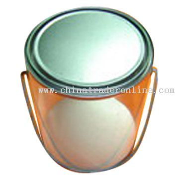 Tin Can with Clear PVC Body