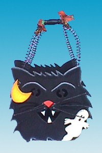 Halloween Black-cat Basket from China