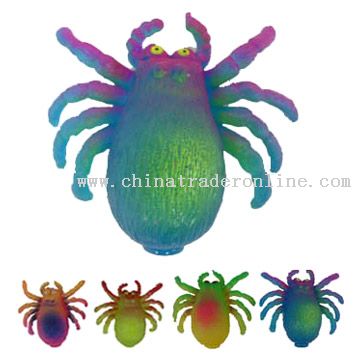 Halloween Flashing Spiders from China